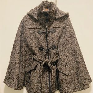 Calvin Klein Cape Coat, Worn Twice